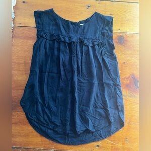 Loft Navy Blue Flowy Blouse